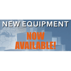 New Equipment Now Available