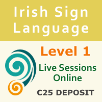 Live Sessions Online - ISL Basic/Level (€25 Deposit Non-Refundable)