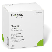 Phonak Cleaning Wipes for Hearing Aids in Box of 30 Individually Wrapped Wipes