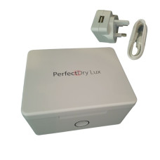 Phonak PerfectDry Lux Hearing Aid & Earmould Sanitiser & Drying Box with UK power supply