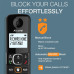 Alcatel F860 Duo ATL1423525 Twin Cordless Phone with Call Block – Black