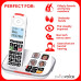 Swissvoice Xtra 2355 Duo Big Button Cordless Phone with Answer Machine | White
