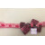 Pink Bow with Crowns 