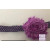 Purple Polka Dot with Flower 