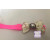 White Cream Bow with Pink Strap 