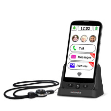 Swissvoice S510-C ATL1426526 Smartphone for Seniors with Charging Dock & 2-piece Lanyard