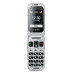 emporiaONE V200.V3.SG.01 2.4" Easy to Use 2G Senior Flip Phone | Silver/Space Grey 
