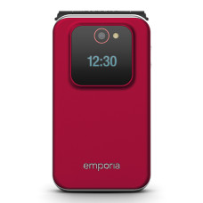 emporia JOY-LTE V228i-LTE_V3_R Senior Mobile Phone 4G Volte Flip Mobile Phone with Emergency Call - Red