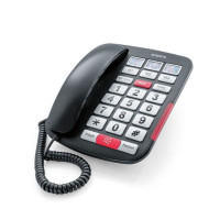 Emporia AMPLi40 Big-Button Amplified Corded Home Phone Black/Silver Emporia AMPLi40 Big-Button Amplified Corded Home Phone Black/Silver