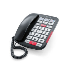 Emporia AMPLi40 Big-Button Amplified Corded Home Phone Black/Silver