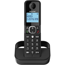 Alcatel F860 Single Cordless Phone with Call Block -Black