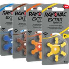 RAYOVAC Hearing Aid Batteries Set of 10 packs (60 batteries)