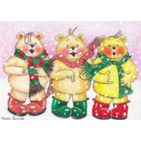 Carol Bears Christmas Card Carol Bears Christmas Card
